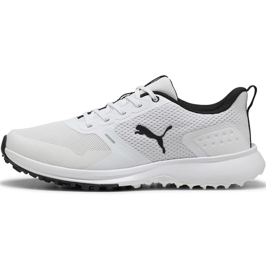 Puma FUSION Grip 6 Spikeless Golf Shoes White/Black