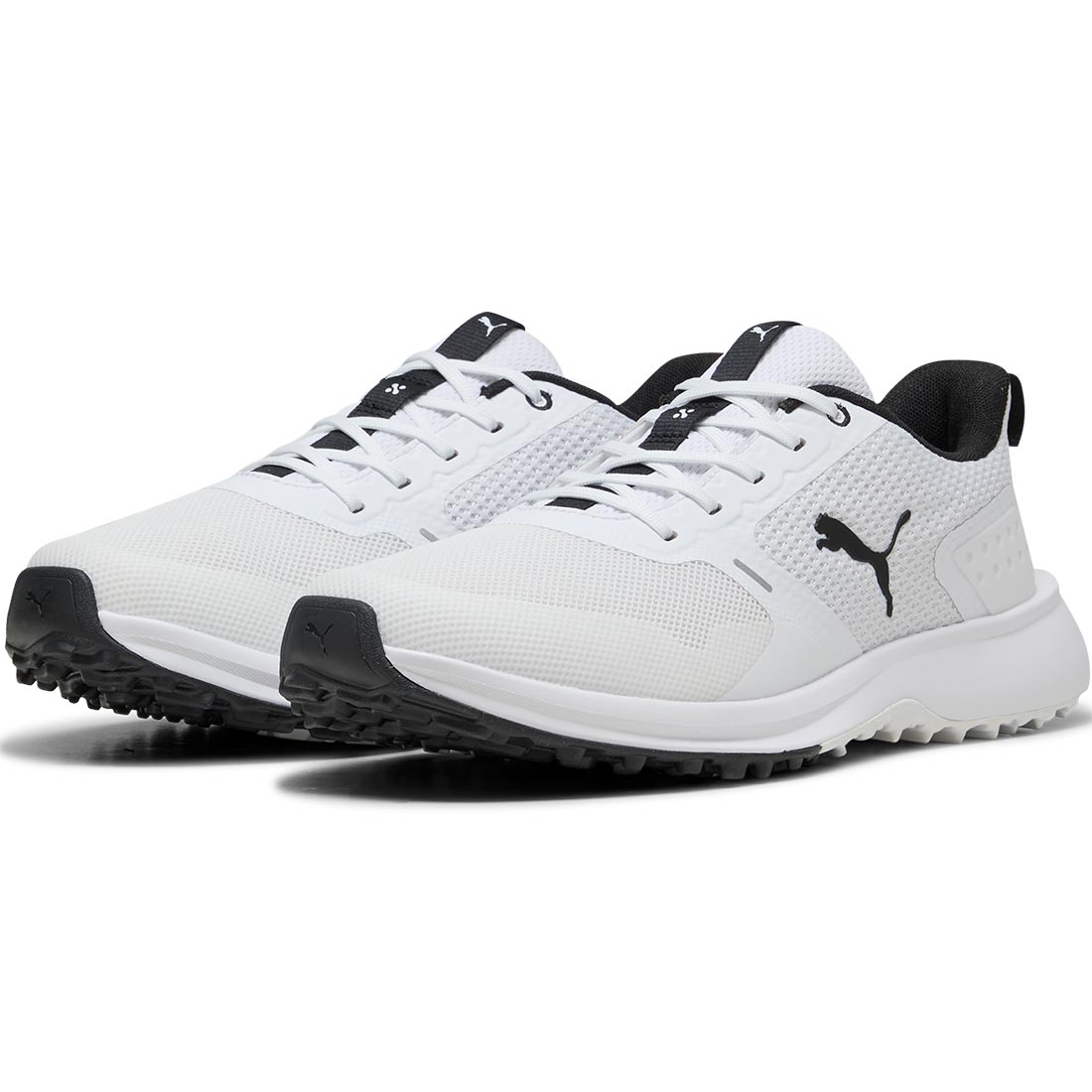 Puma FUSION Grip 6 Spikeless Golf Shoes White/Black