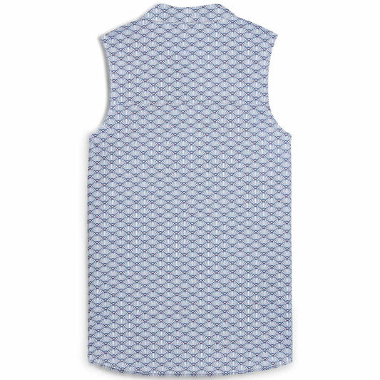 Puma Girls Scallop Sleeveless Golf Polo