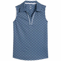 Puma Girls Scallop Sleeveless Golf Polo