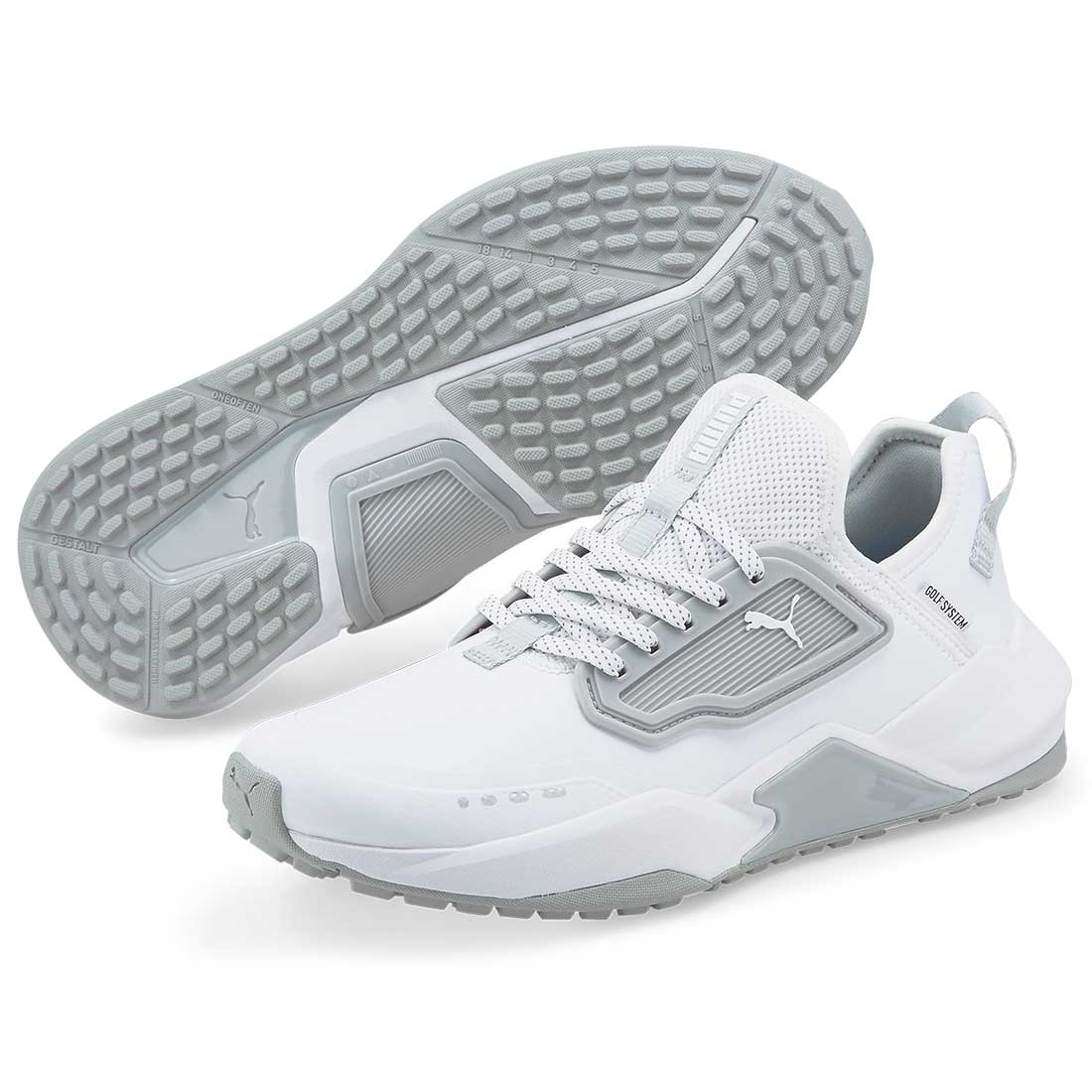 Puma GS.One Golf Shoes White/High Rise – Golf Discount