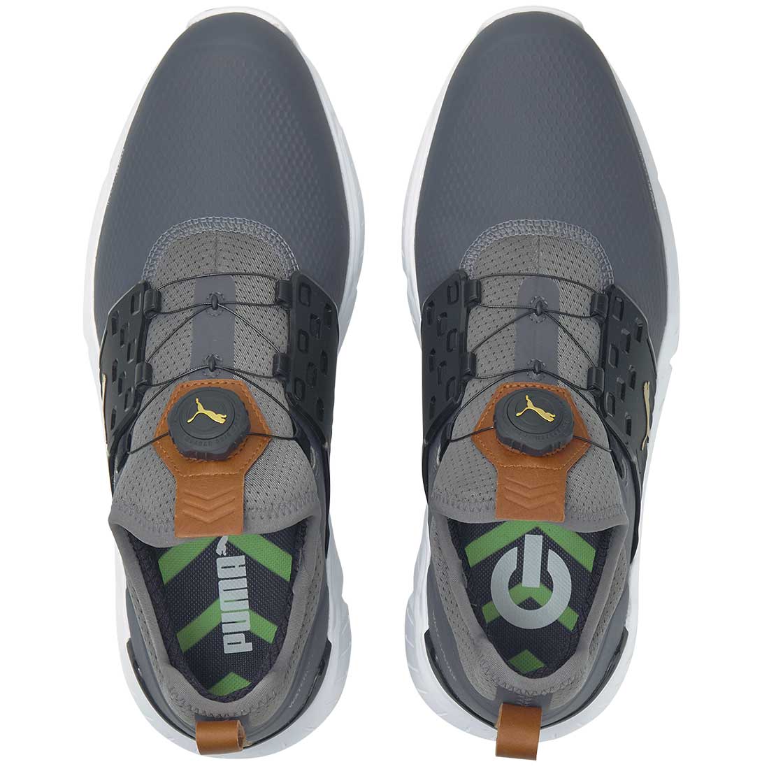 Puma Ignite Articulate Disc Golf Shoes Quiet Shade/Team Gold