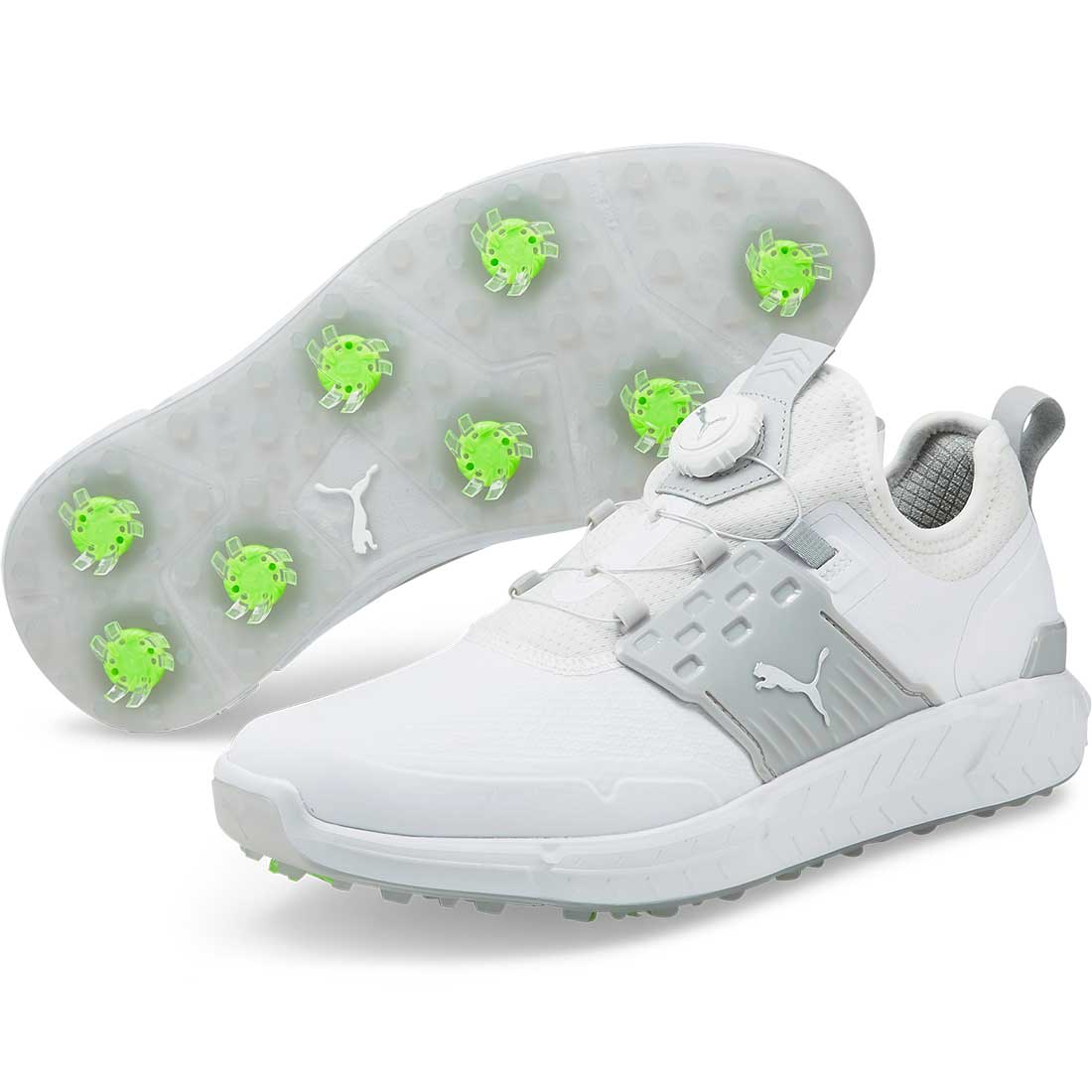 Puma Ignite Articulate Disc Golf Shoes White/Silver/High Rise