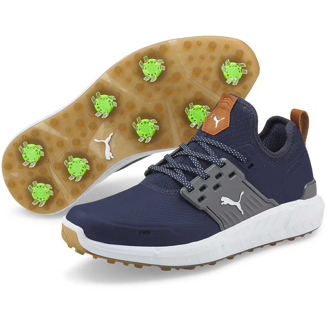 Puma Ignite Articulate Golf Shoes Peacoat/Silver/Quiet Shade