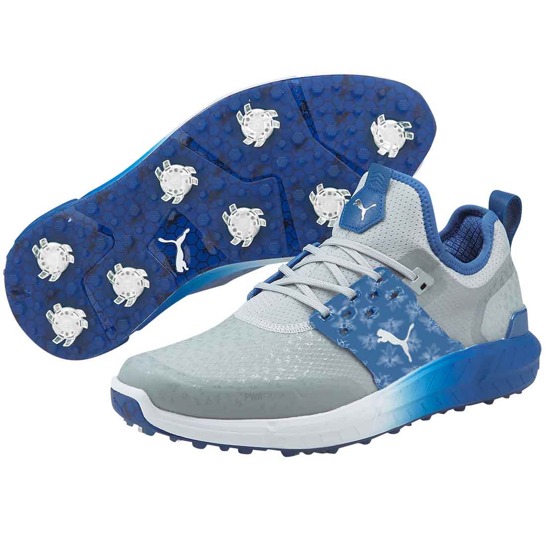 Puma Ignite Articulate Pollination Golf Shoes High Rise/Silver/Bright Cobalt