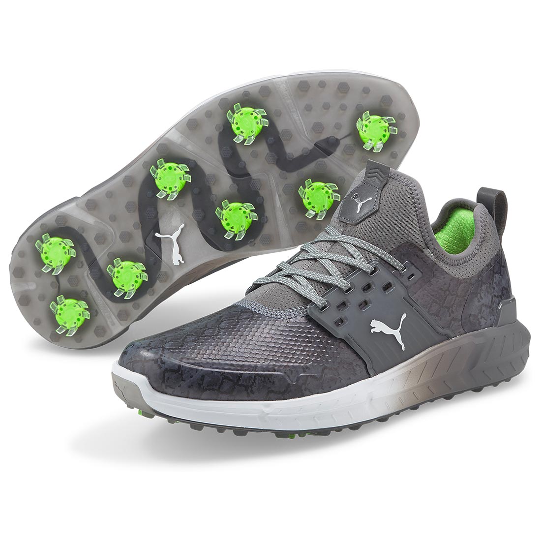 Puma Ignite Articulate Snakeskin Golf Shoes Quiet Shade