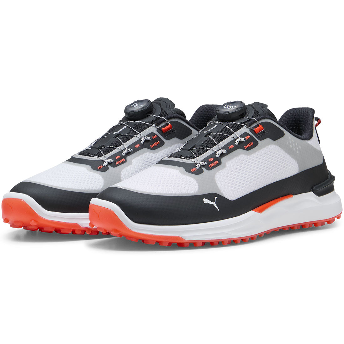 Puma Ignite Elevate 2 Disc Golf Shoes White/Black