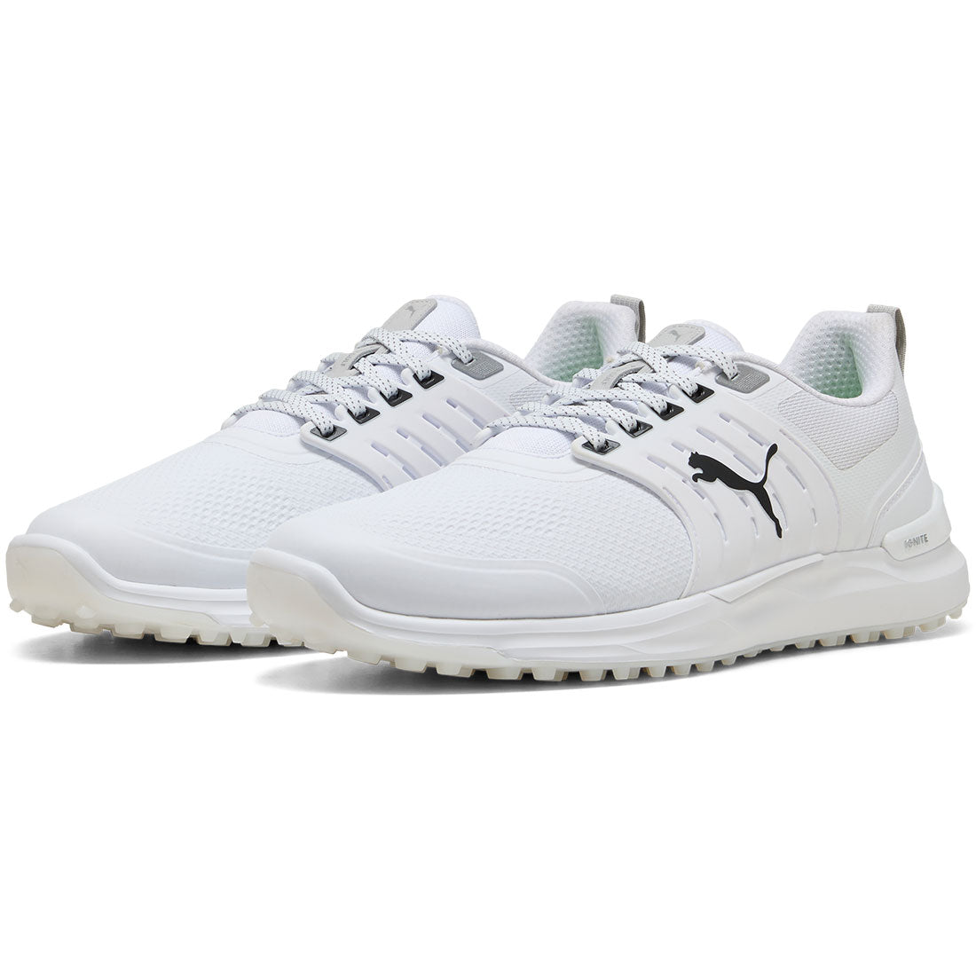 Puma Ignite Elevate 2 Golf Shoes White/Black/Silver – Golf Discount