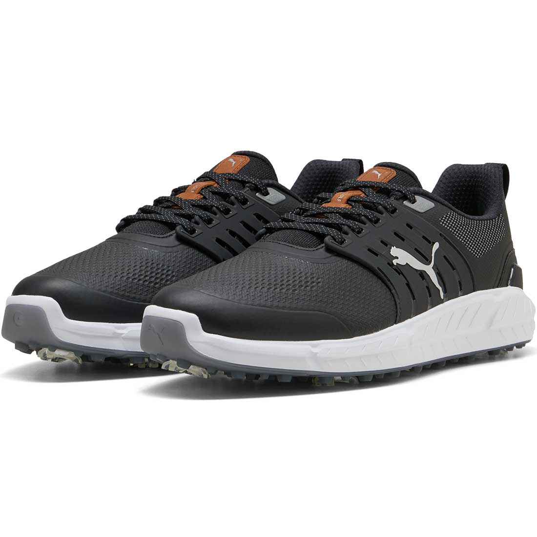 Puma Ignite Elevate 2 Tour Golf Shoes Black/Silver/Slate Sky