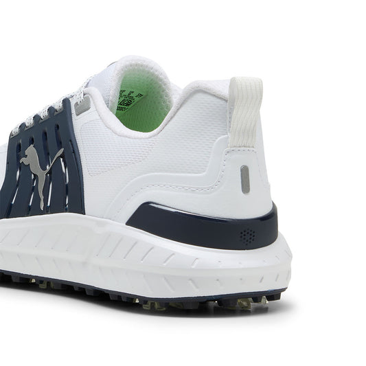 Puma Ignite Elevate 2 Tour Golf Shoes White/Deep Navy/Silver
