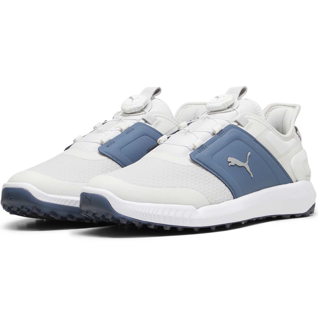 Puma Ignite Elevate Disc Golf Shoes Feather Grey/Evening Sky/White