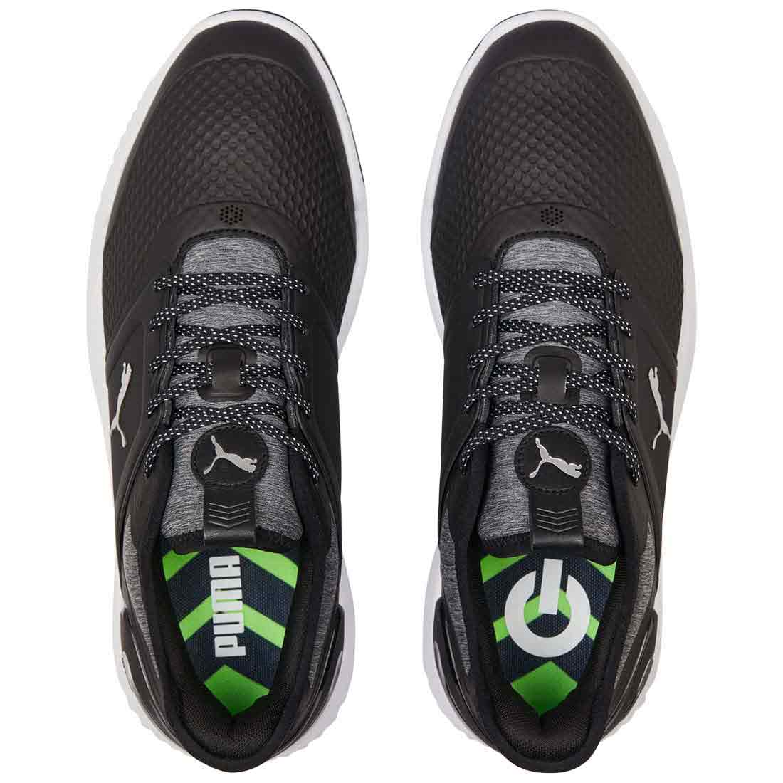 Puma Ignite Elevate Golf Shoes Black/Silver – Golf Discount