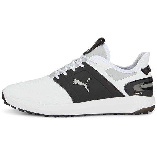 Puma Ignite Elevate Golf Shoes White/Black/Silver