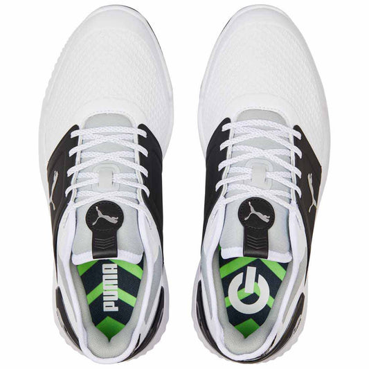 Puma Ignite Elevate Golf Shoes White/Black/Silver