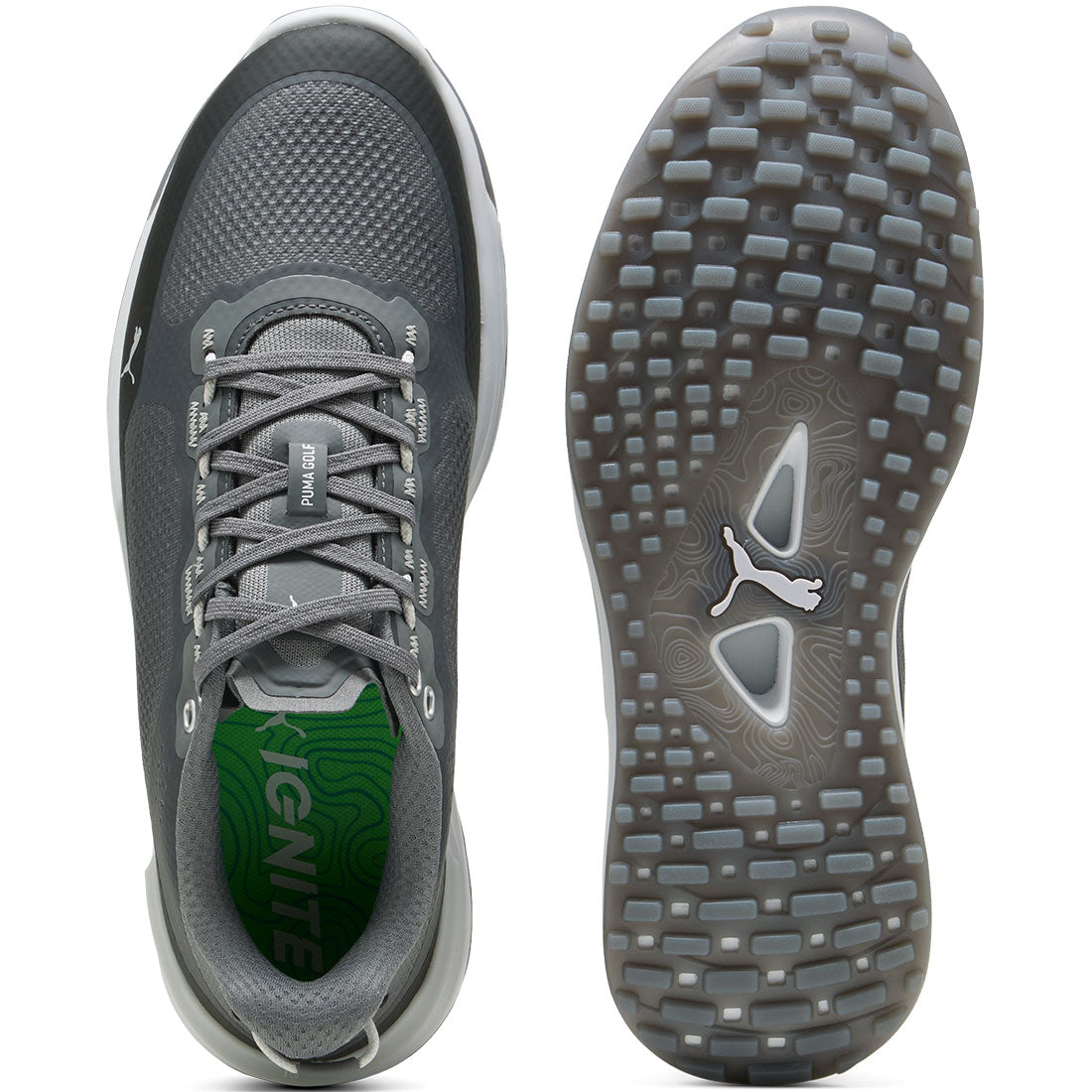 Puma Ignite Elevate X Golf Shoes Slate Sky/Black/Ash Grey