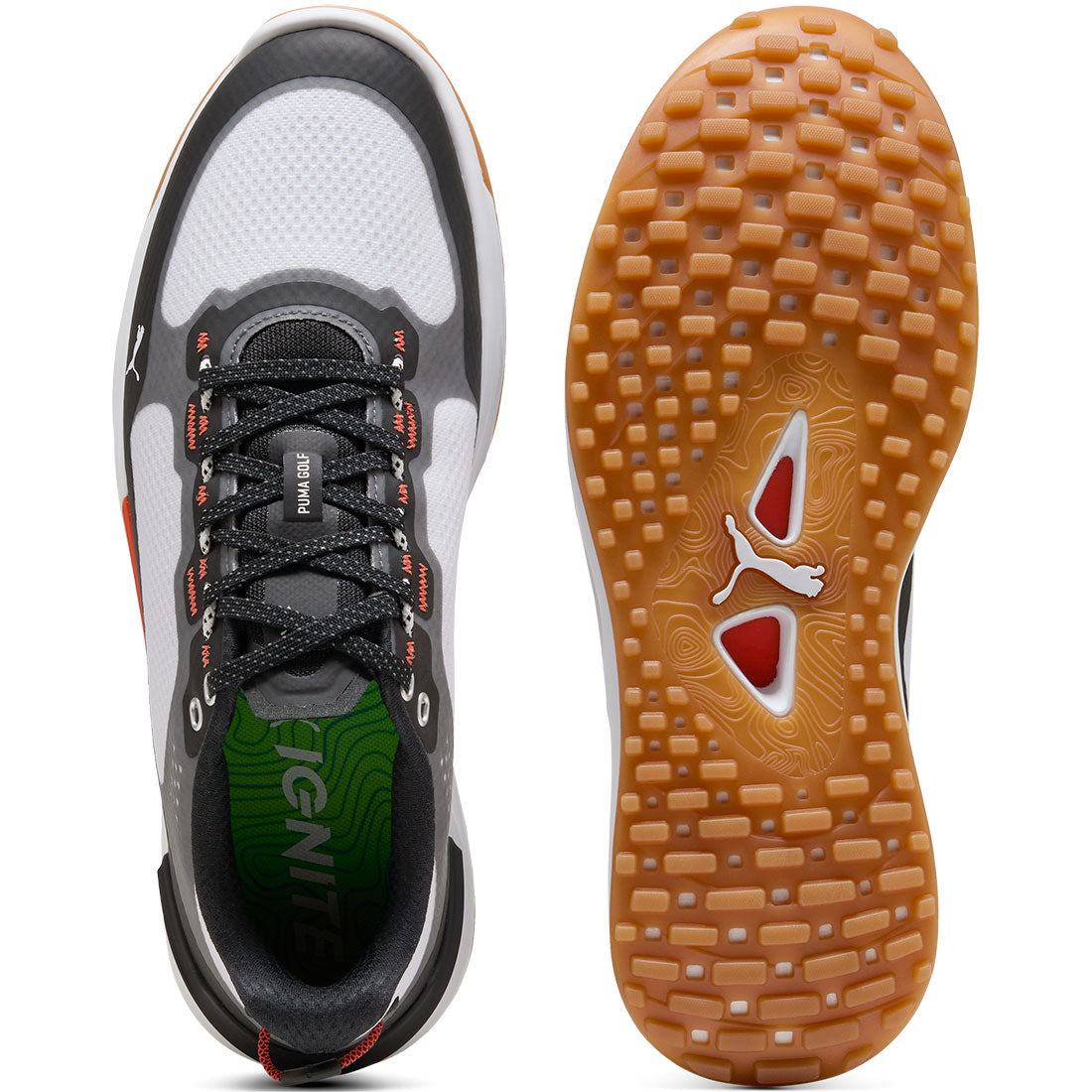 Puma Ignite Elevate X Golf Shoes White/Black