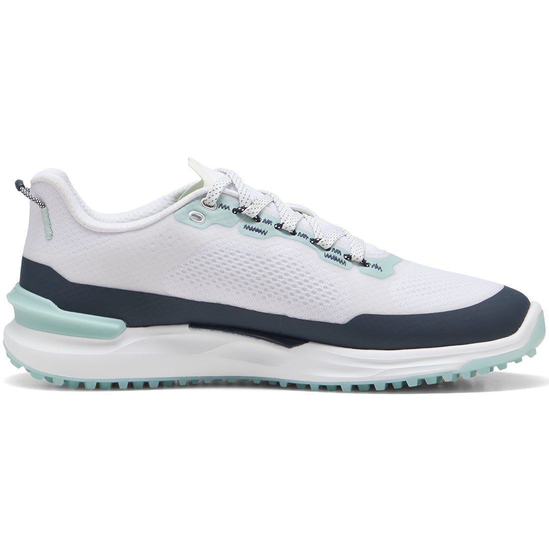 Puma Ignite Elevate X Golf Shoes White/Deep Navy/Modern Mint