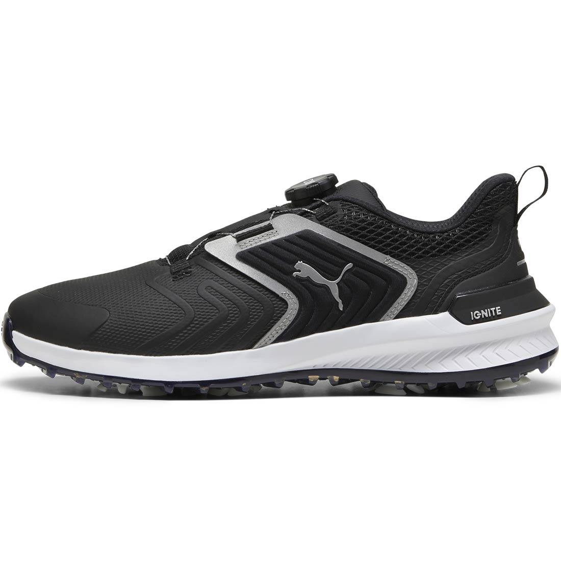 Puma Ignite Innovate Disc Golf Shoes Black/White
