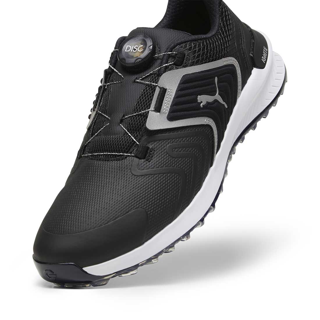 Puma Ignite Innovate Disc Golf Shoes Black/White