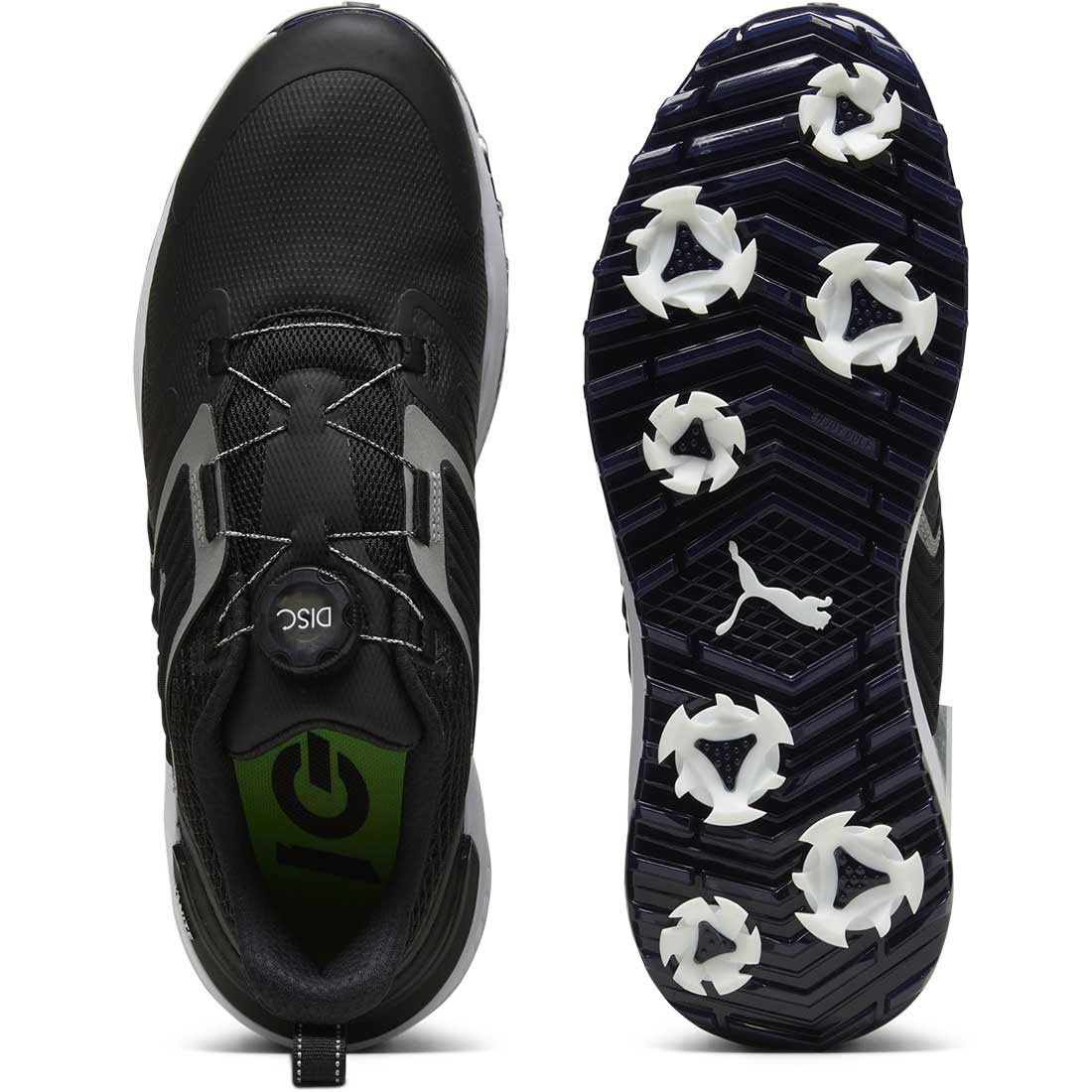 Puma Ignite Innovate Disc Golf Shoes Black/White