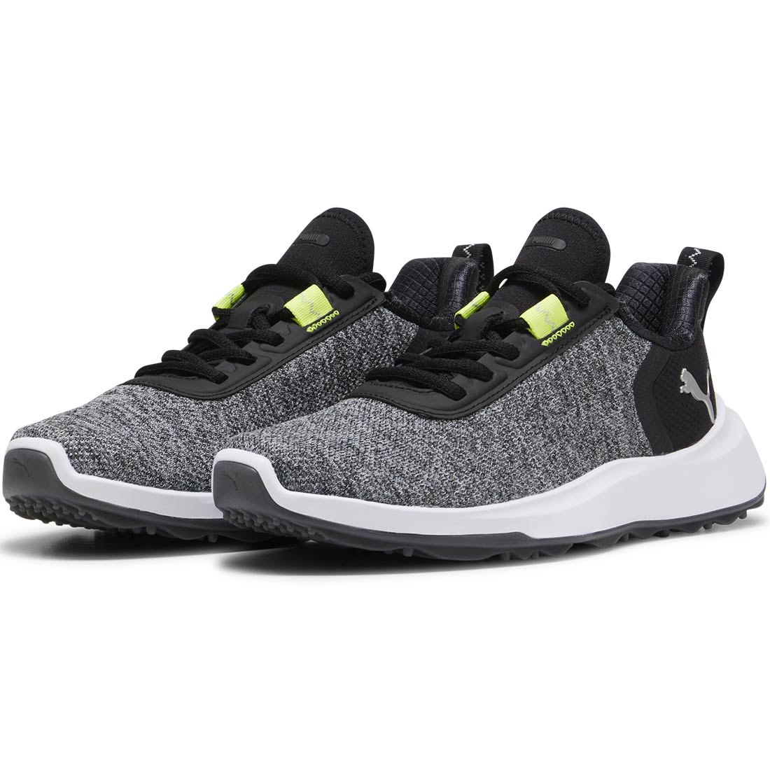 Puma Juniors Fusion Crush Sport Golf Shoes Black/Electric Lime