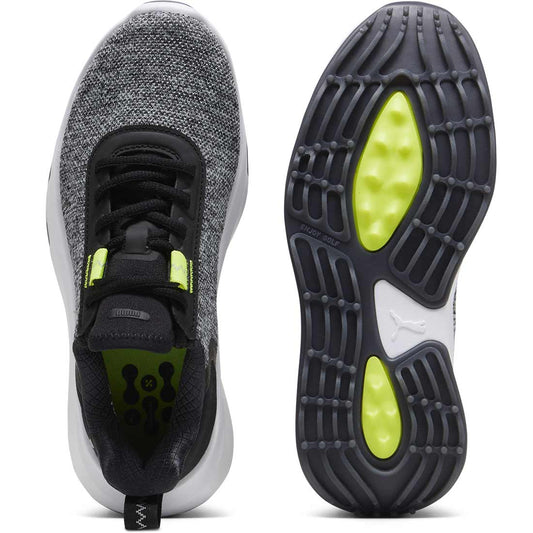 Puma Juniors Fusion Crush Sport Golf Shoes Black/Electric Lime