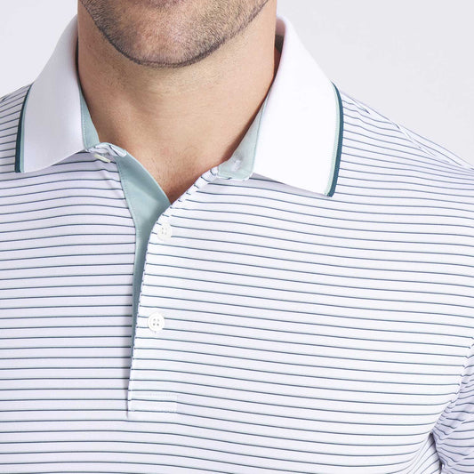 Puma MATTR Elevated Stripe Golf Polo