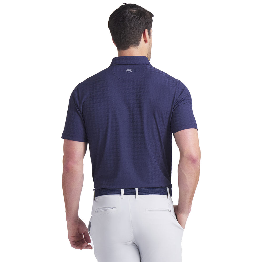 Puma MATTR Houndstooth Golf Polo