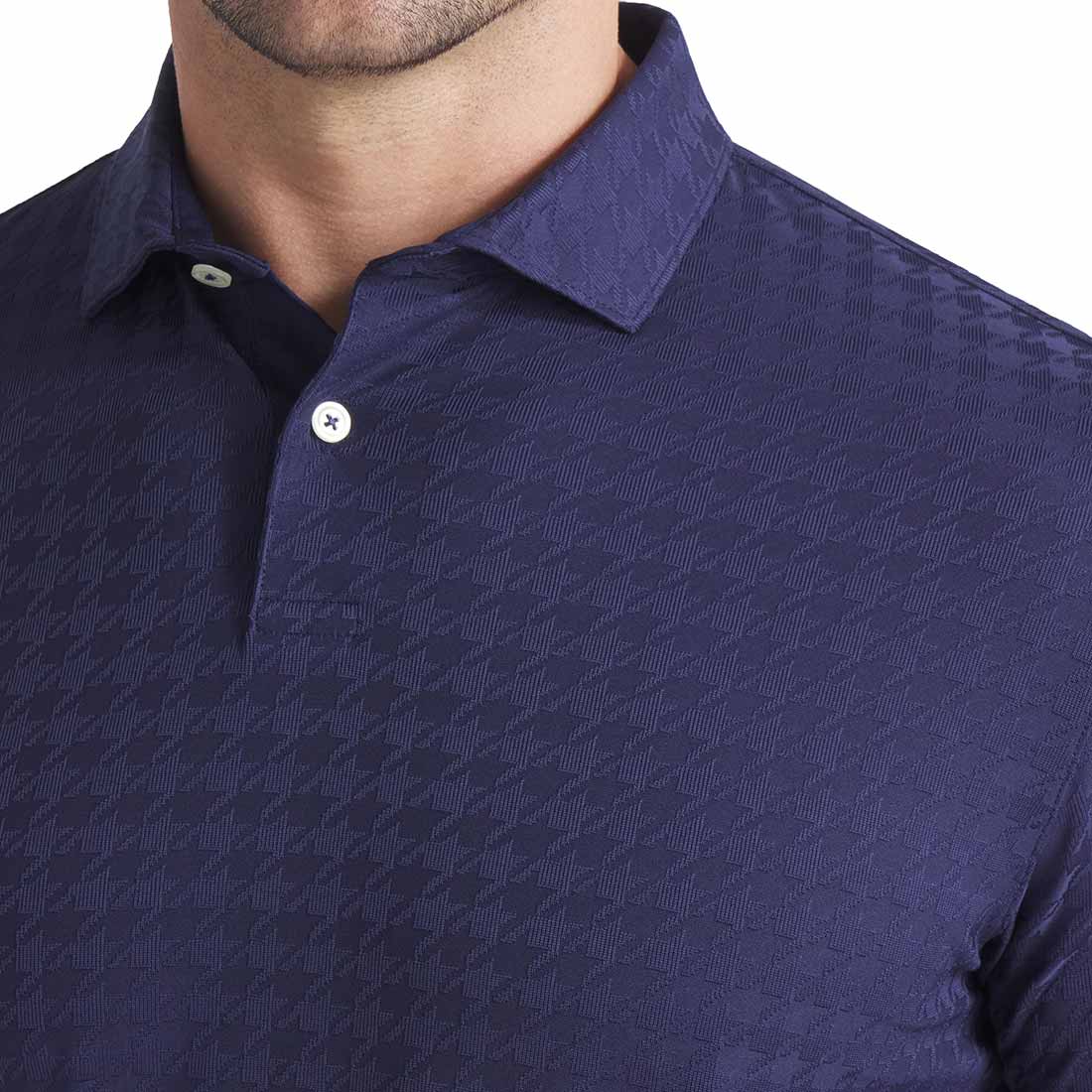 Puma MATTR Houndstooth Golf Polo