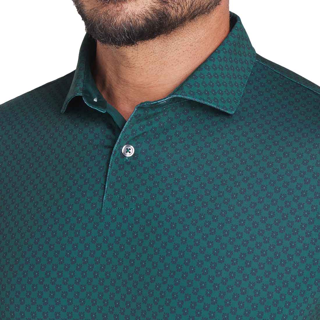 Puma MATTR Micro Floral Polo