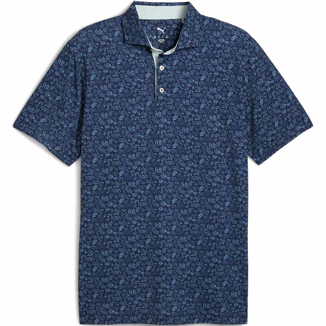 Puma MATTR Peach Stand Golf Polo