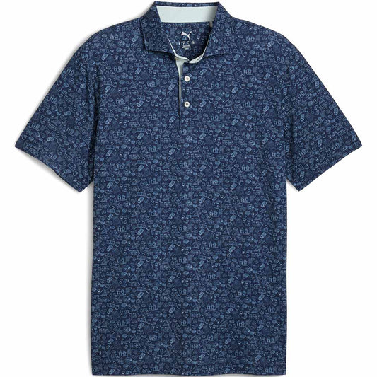 Puma MATTR Peach Stand Golf Polo