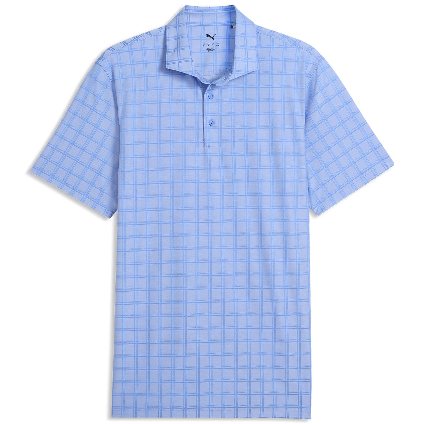 Puma MATTR Plaid Golf Polo