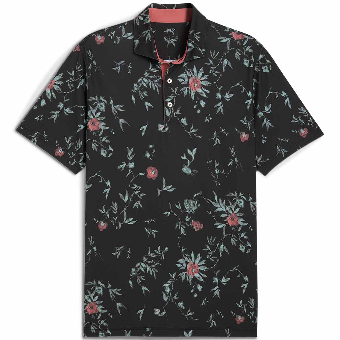 Puma MATTR Water Floral Golf Polo