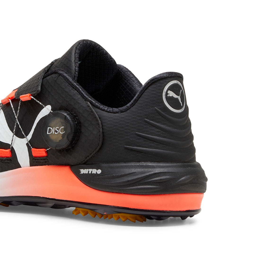 Puma PhantomCat Nitro Disc Golf Shoes Black/Red Blast – Golf Discount