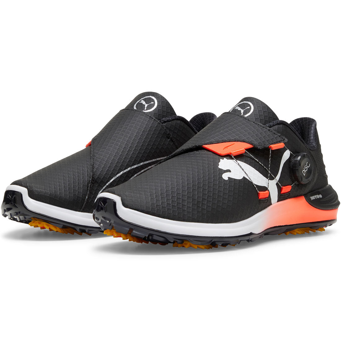 PUMA GOLF DISC ブラック ゴルフシューズ Puma PhantomCat Nitro Disc Golf Shoes Black/Red Blast – Golf Discount