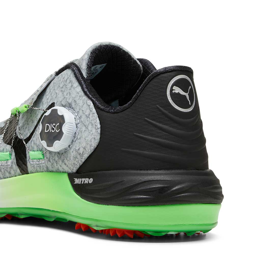 Puma PhantomCat Nitro Disc Golf Shoes White/Black/Green