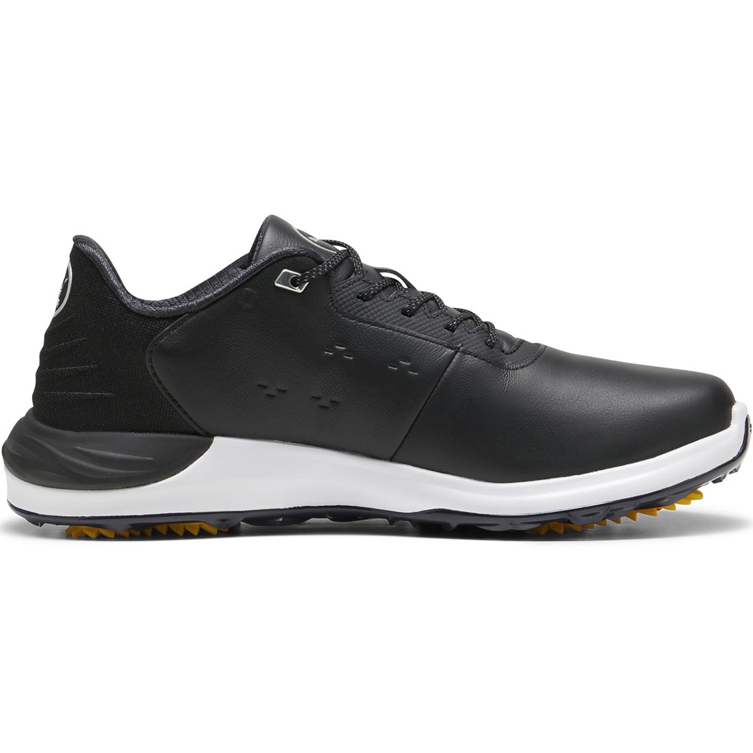 Puma PhantomCat Nitro Golf Shoes Black/Silver/Yellow Sizzle – Golf