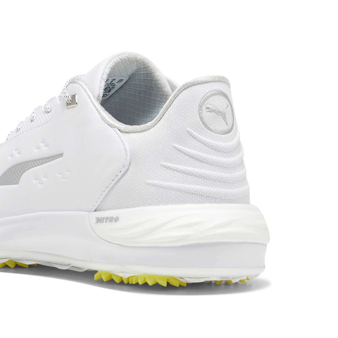 Puma PhantomCat Nitro Golf Shoes White/Silver/Feather Grey – Golf