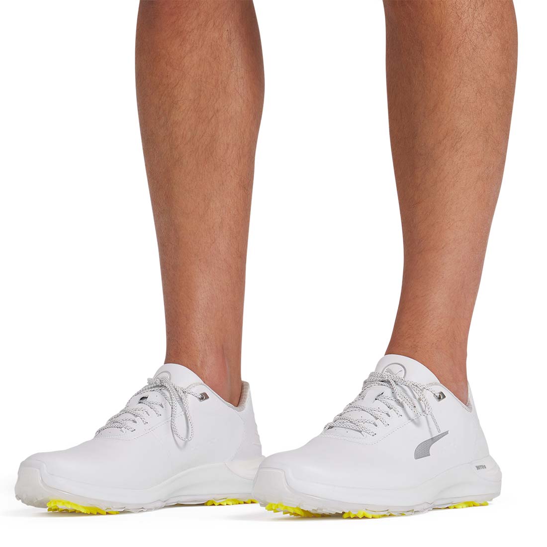 Puma PhantomCat Nitro Golf Shoes White/Silver/Feather Grey – Golf
