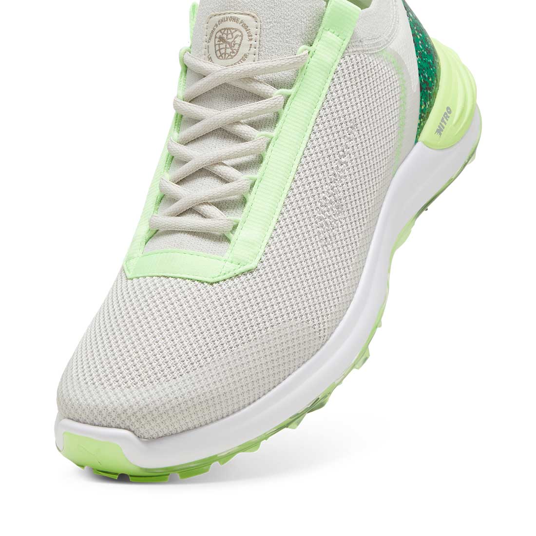 Puma Phantomcat Nitro Sport Golf Shoes Vapor Grey/Speed Green