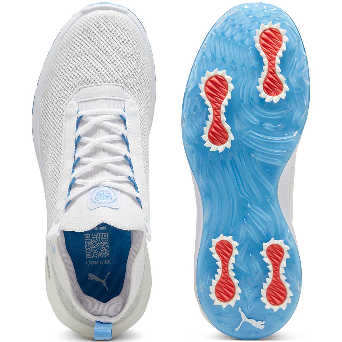 Puma Phantomcat Nitro Sport Golf Shoes White/Regal Blue