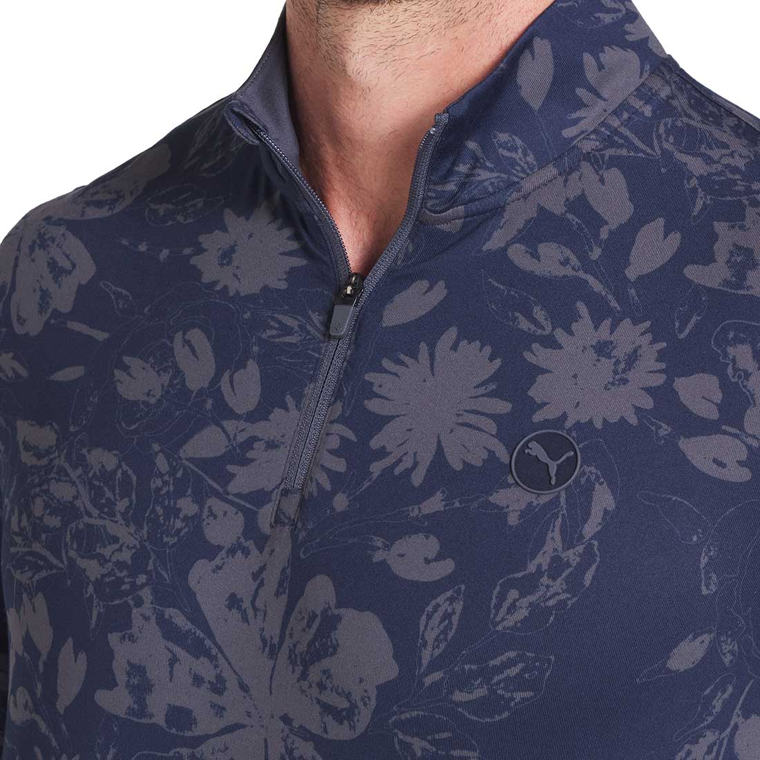 Puma Pure 2.0 Rose Quarter Zip Golf Pullover