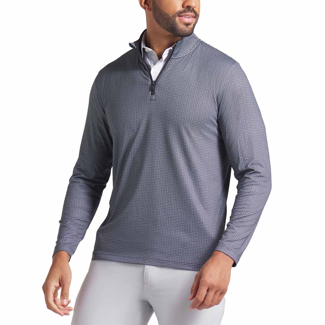 Puma Pure 2.0 Tile Quarter Zip Golf Pullover