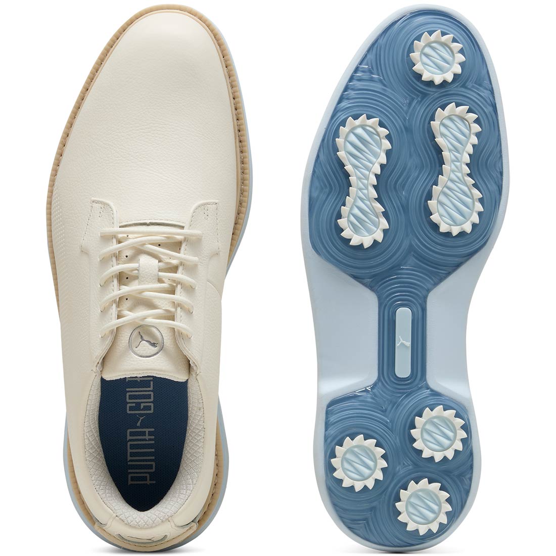 Puma Royale Golf Shoes Warm White/Icy Blue – Golf Discount