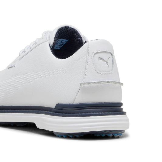 Puma Royale Golf Shoes White/Deep Navy/Team Light Blue