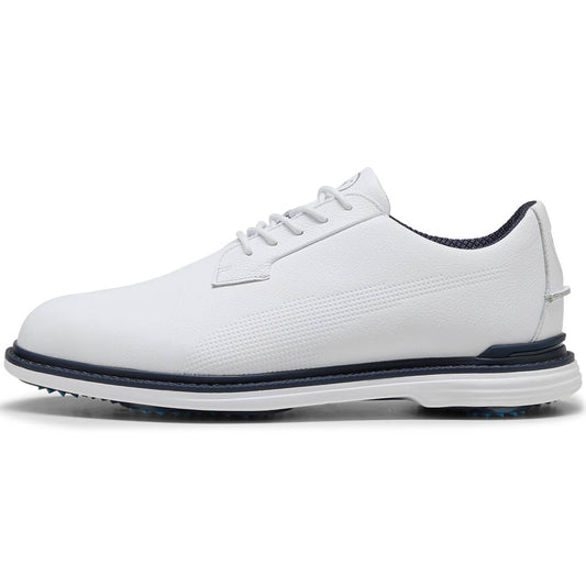 Puma Royale Golf Shoes White/Deep Navy/Team Light Blue
