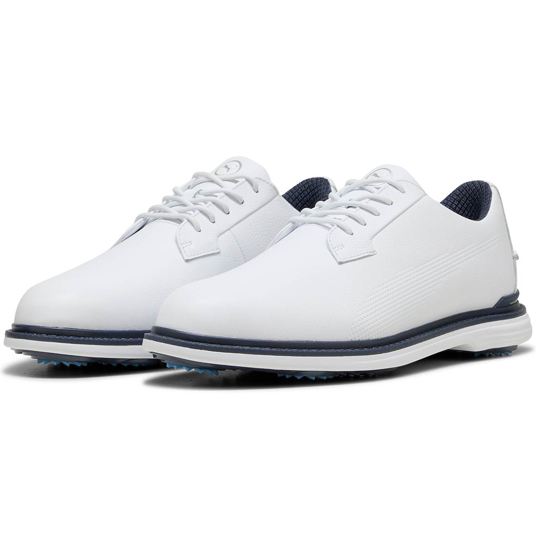 Puma Royale Golf Shoes White/Deep Navy/Team Light Blue