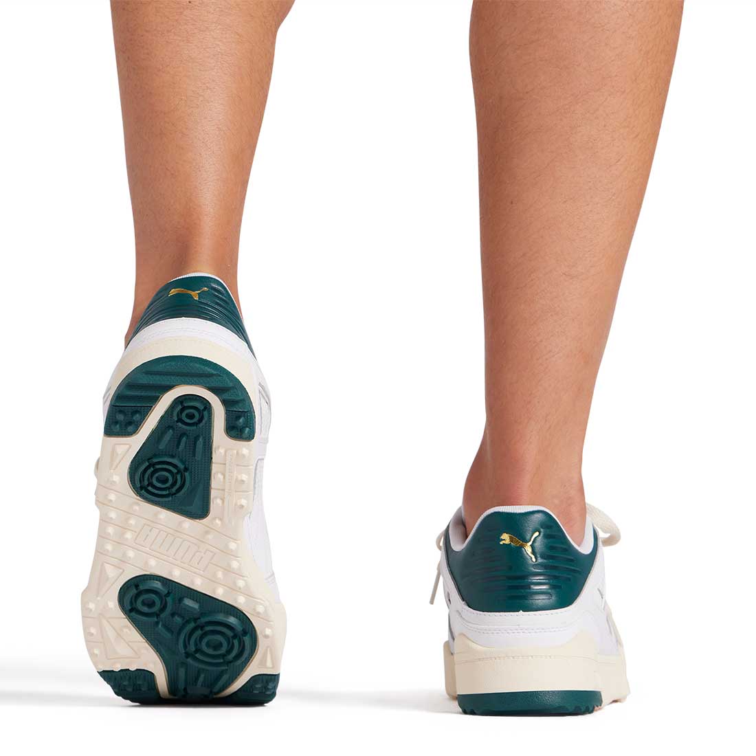Puma Slipstream G Golf Shoes White/Varsity Green