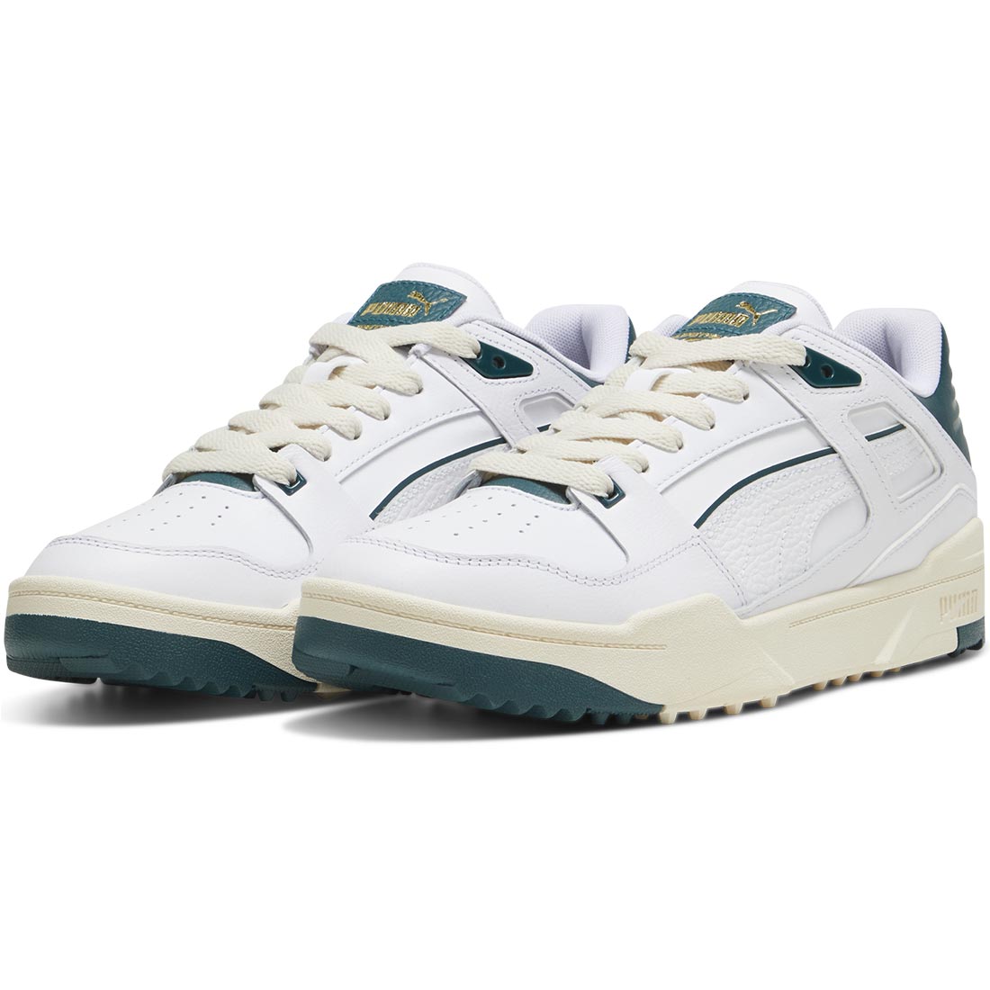 Puma Slipstream G Golf Shoes White/Varsity Green – Golf Discount
